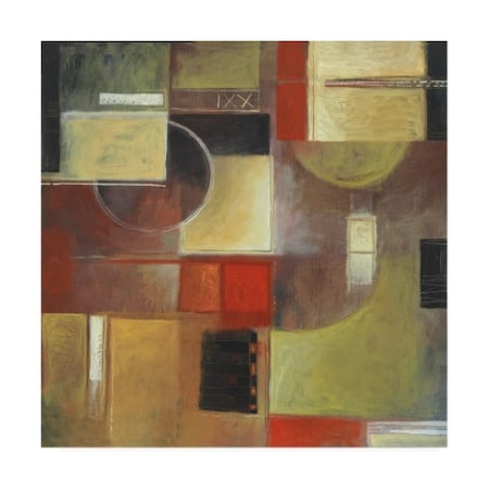 Pablo Esteban 'Circles And Squares' Canvas Art,24x24